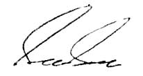 picture of Scott's signature